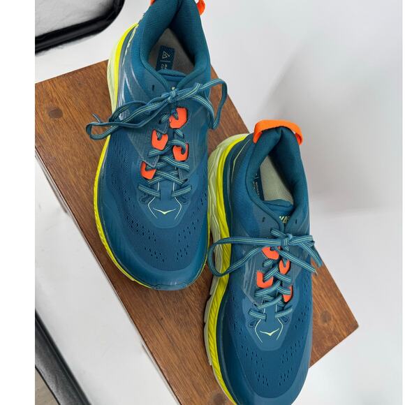 HOKA ONE ONE Stinson ATR 6 Trail Sneakers Blue Coral Butterfly Size Men's 10 - Picture 12 of 12